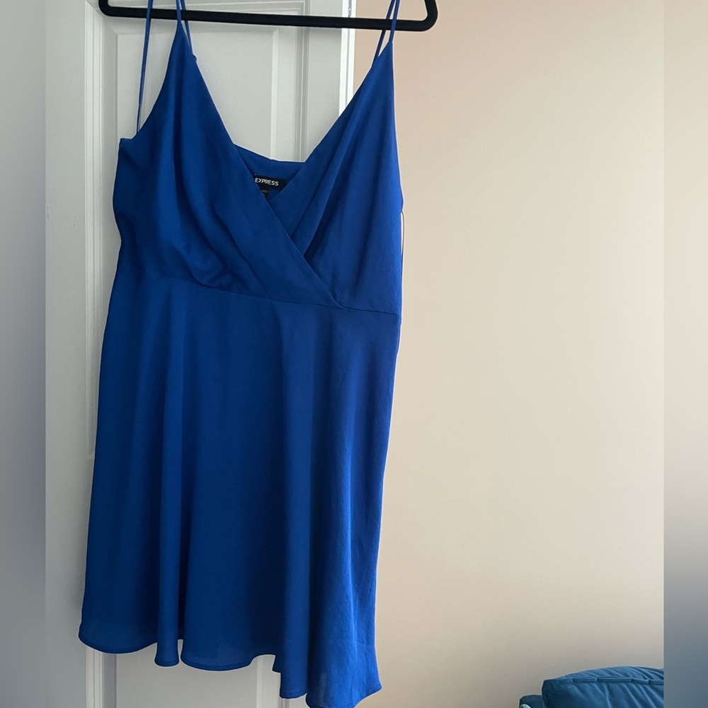 Mini Royal Blue Express Dress